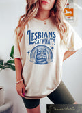 Retro Comfort LGBTQ T shirt Lesbians Eat What Shirt Lesbian Cat Mom Sweatshirt Funny Gay Pride Gift Trendy Queer Tee LGBTQ Cat Outfit Sweatshirt – Premium Graphic · Great Gift For Fans
