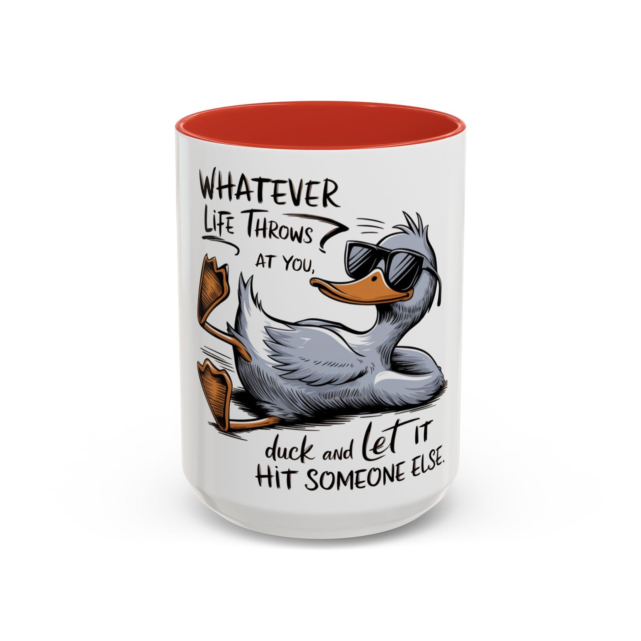 Fun Duck Mug Unique Coffee Cup for Laughs Gift for Friends Office Humor Quirky Home Decor Birthday Gift Idea Graphic Tee – Fan Favorite · Perfect For Daily Wear