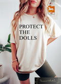 Protect The Dolls T shirt Feminist Shirt Human Rights Sweatshirt Gender Equality Gift Trans Rights Tee Transgender Pride Crewneck Sweatshirt – Bold Style · Must-Have Style