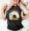 Let Your Soul Shine T shirt Retro Comfort Self Love Shirt Motivational Woman Sweatshirt Inspirational Gift Positive Vibes Tee Sweatshirt – Cozy Vibes · Top Pick For Any Outfit