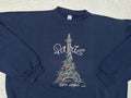 Vintage 1980s 1990s Paris Eiffel Tower Made In France French Sweatshirt L XL NEW Sweatshirt – Everyday Comfort · Trending Graphic Apparel