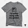 Funny Golden Retriever Shirt Gift for Dog Lovers Golden Retriever Owners Cute Pet Humor Tee Dog MomDad Apparel Graphic Tee – Bold Style · Perfect For Daily Wear