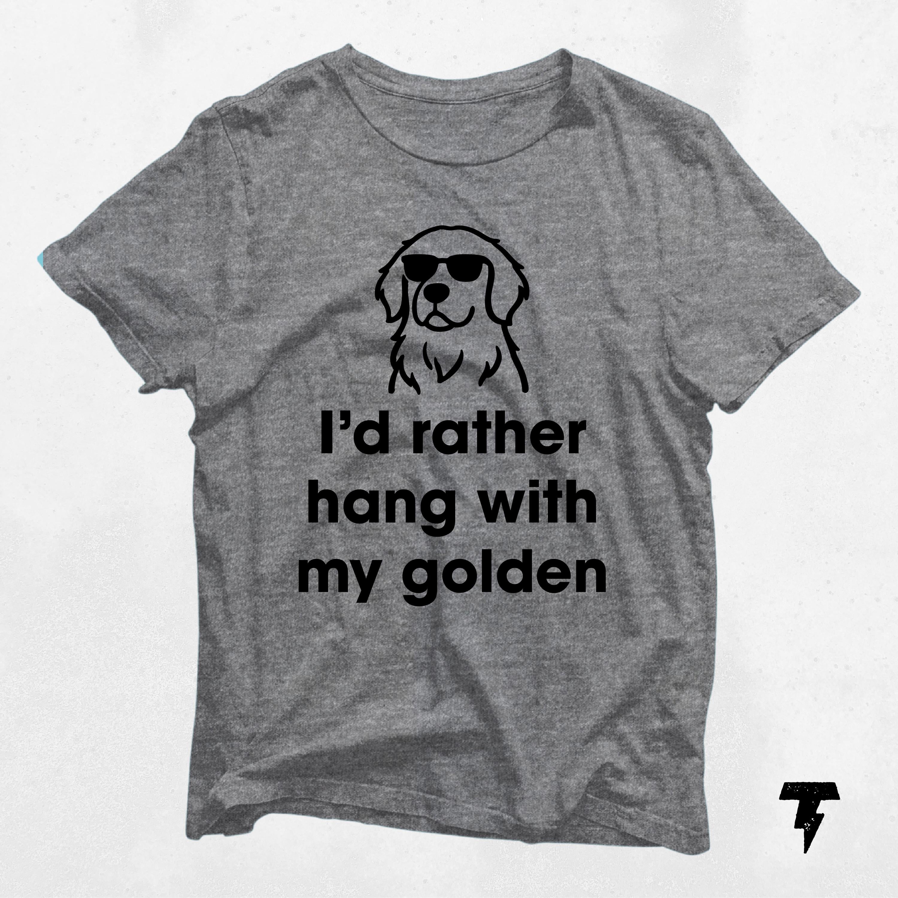 Funny Golden Retriever Shirt Gift for Dog Lovers Golden Retriever Owners Cute Pet Humor Tee Dog MomDad Apparel Graphic Tee – Bold Style · Perfect For Daily Wear