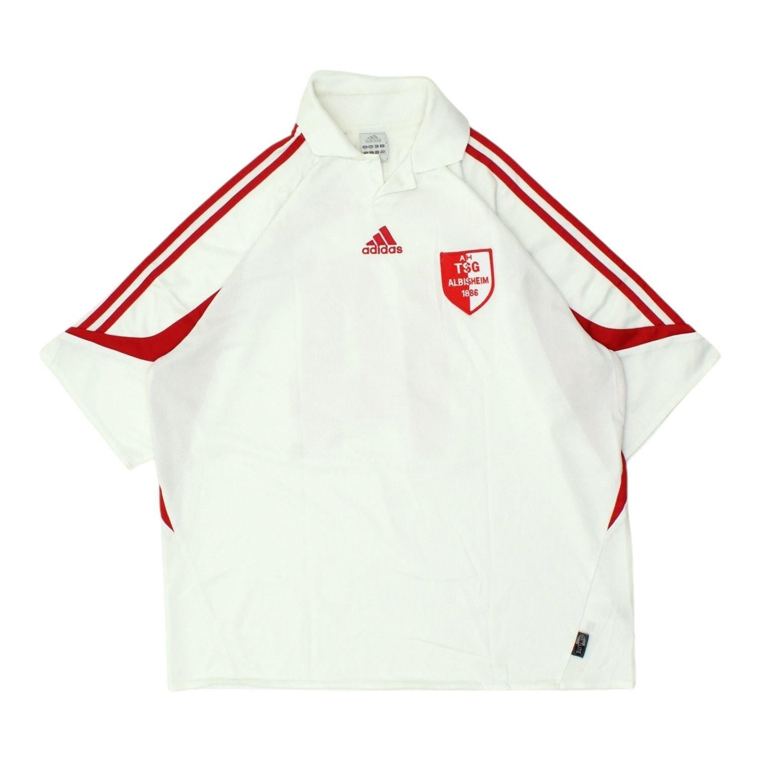 TSG Albisheim Football Shirt Vintage Adidas Mens UK XL White Sports Jersey Jersey – Premium Graphic · Great Gift For Fans