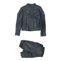 Polo Leather Motorcycle Suit Vintage Womens 2 Piece Motorbike Biker Set Graphic Tee – Warm & Stylish · High-Quality Print