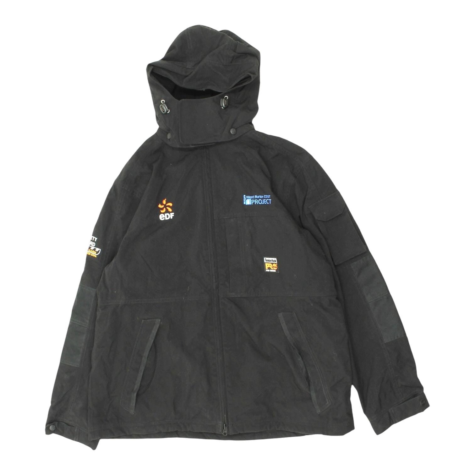 Timberland Pro Series Jacket Mens XL Black Hooded Workwear Uniform Coat Graphic Tee – Everyday Comfort · High-Quality Print