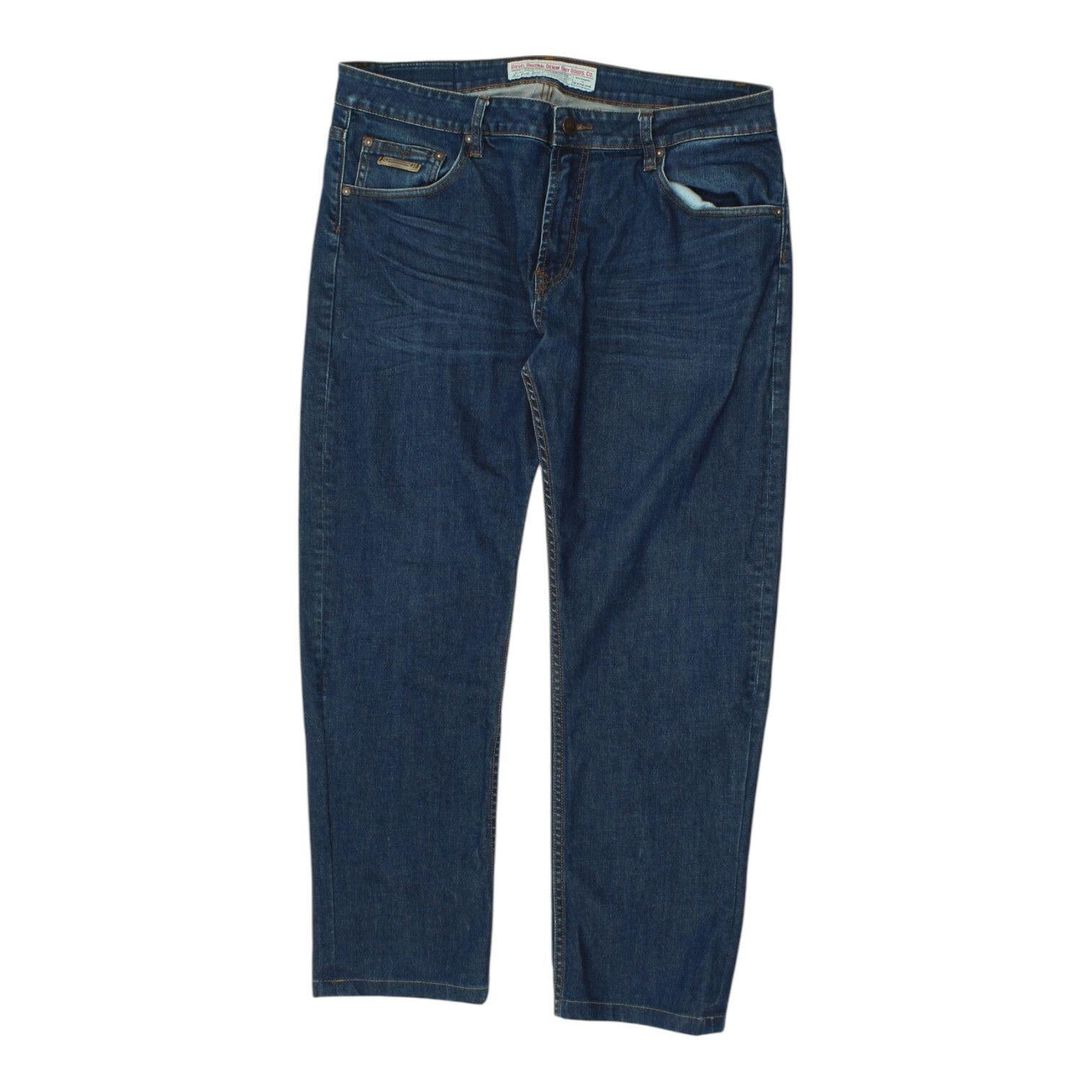 Diesel Blue Tapered Jeans Vintage Mens W38 UK 2XL Casual Designer Denim Graphic Tee – Feel-Good Design · Must-Have Style