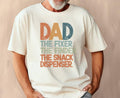 Funny Dad Shirt Dad Fixer Finder Snack Dispenser TShirt Fathers Day Gift from Kids Dad Joke Shirt Retro Dad Shirt Dad Birthday Gift Graphic Tee – Everyday Comfort · Top Pick For Any Outfit