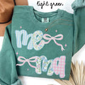 Mema Comfort Colors Sweatshirt Grandma Crewneck Mother39s Day Gifts New Grandmother Shirt Womens Bows Sweatshirt – Fan Favorite · Must-Have Style