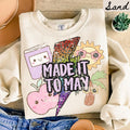 Made It To May Sweatshirt Last Day of School Teacher Summer Crewneck Summer Break Shirts End of School Year Sweatshirt – Premium Graphic · Must-Have Style