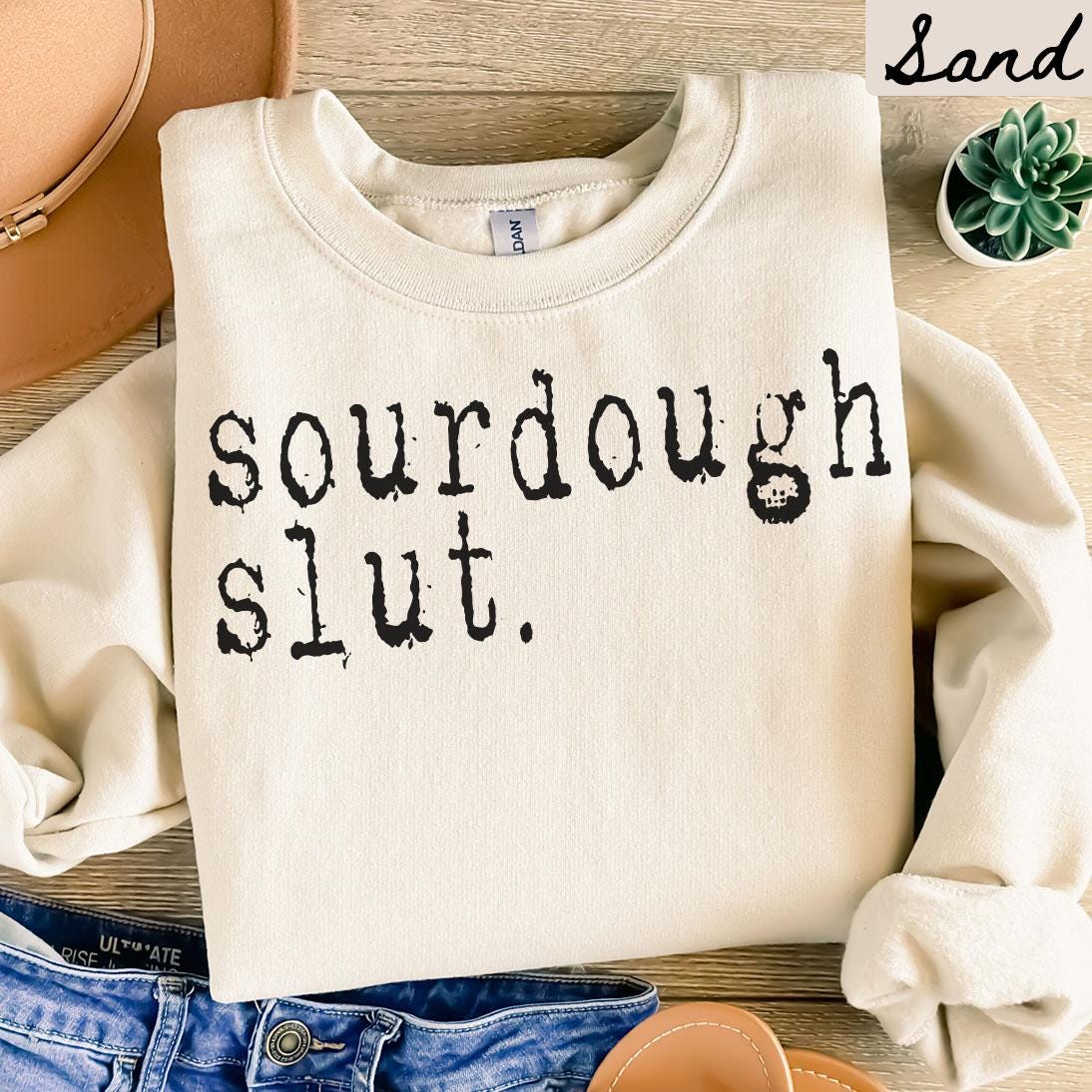 Sourdough Slut Sweatshirt Sourdough Gifts Sourdough Crewneck Funny Shirts Bread Sweatshirt Sweatshirt – Bold Style · Perfect For Daily Wear