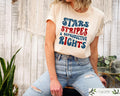 Stars and Stripes And Reproductive Rights T shirt Independent Day Shirt Fourth Of July Crewneck Women39s Rights Gift USA Party Tee Graphic Tee – Aesthetic Look · Must-Have Style