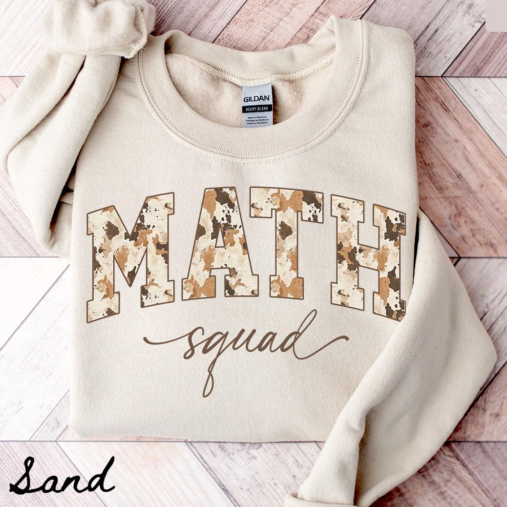 Math Team Sweatshirt Teacher Sweatshirt Mathematics Crewneck Back to School Tee Math Department Gifts Crew Squad Sweatshirt – Easygoing Wear · Must-Have Style