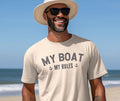 My Boat My Rules Shirt Funny Boat Captain Tee Nautical T Shirt Boating Day Shirt Lake Life Father39s Day Gift Graphic Tee – Soft Feel · Perfect For Daily Wear