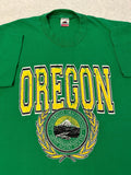 Vintage 1980s 80s 90s 1990s State Of Oregon Seal Emblem Crest Graphic T Shirt L Graphic Tee – Warm & Stylish · High-Quality Print