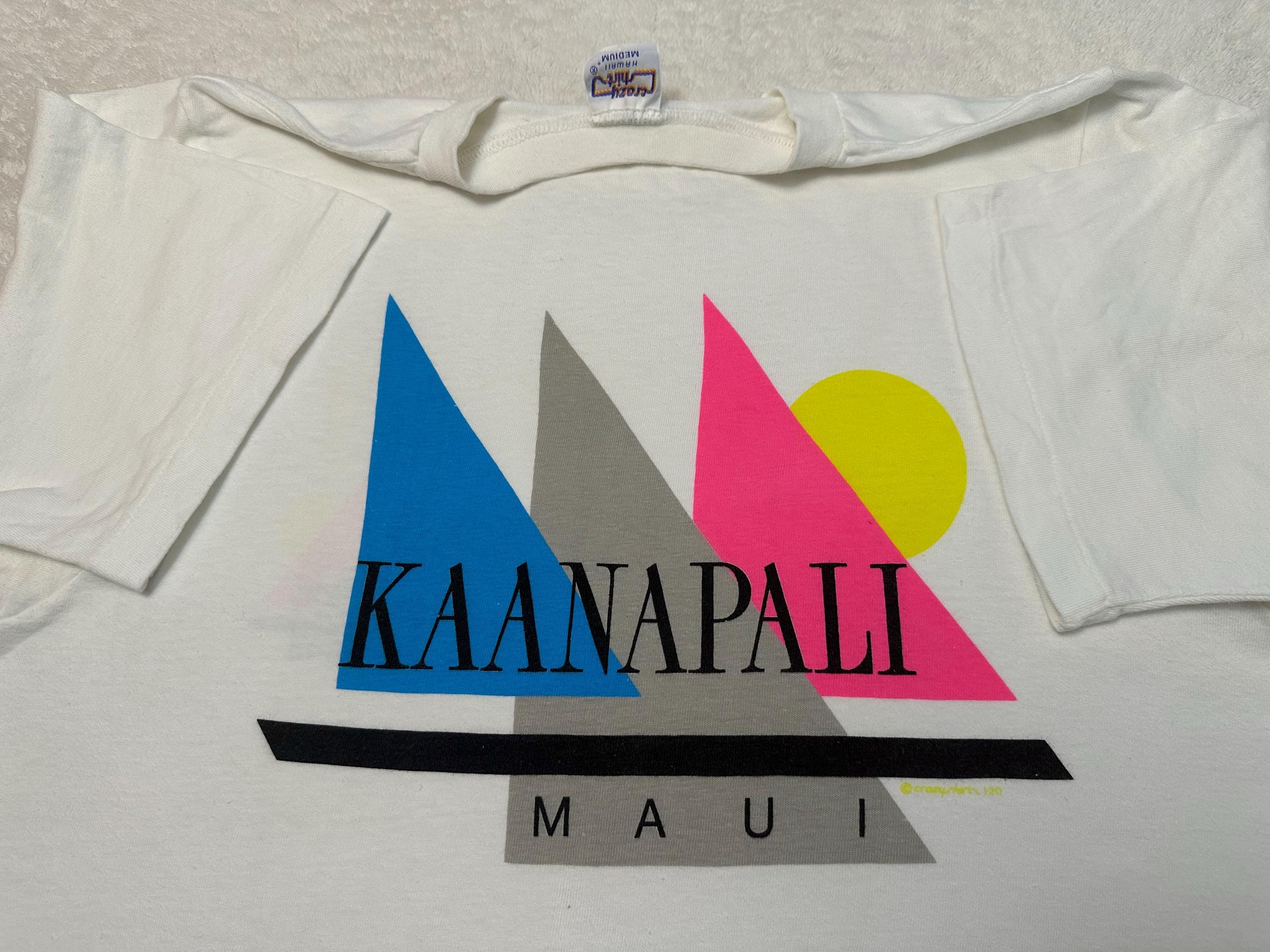 Vintage 1980s 90s Kaanapali Maui Hawaii Crazy Shirts Neon T Shirt M Barely Worn Graphic Tee – Premium Graphic · Trending Graphic Apparel