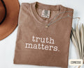 Political Shirt Truth Matters Tee Resist Tshirt Anti Trump Protest Shirt FDT Shirt Liberal Gift for Dad Truth Over Lies Graphic Tee – Feel-Good Design · High-Quality Print