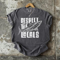 Respect The Locals Ocean Shirt Retro Shark Shirt Ocean Animal Shirt Ocean Lover Gift Aesthetic Shirt Ocean Lover Gift Graphic Tee – Cozy Vibes · Trending Graphic Apparel