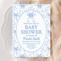 Dusty Blue Toile Baby Shower Invite Blue Baby Shower Invitation Blue Chinoiserie Baby Shower Blue Bow Invitation Template Blue Bow Baby BT2 Graphic Tee – Feel-Good Design · Trending Graphic Apparel