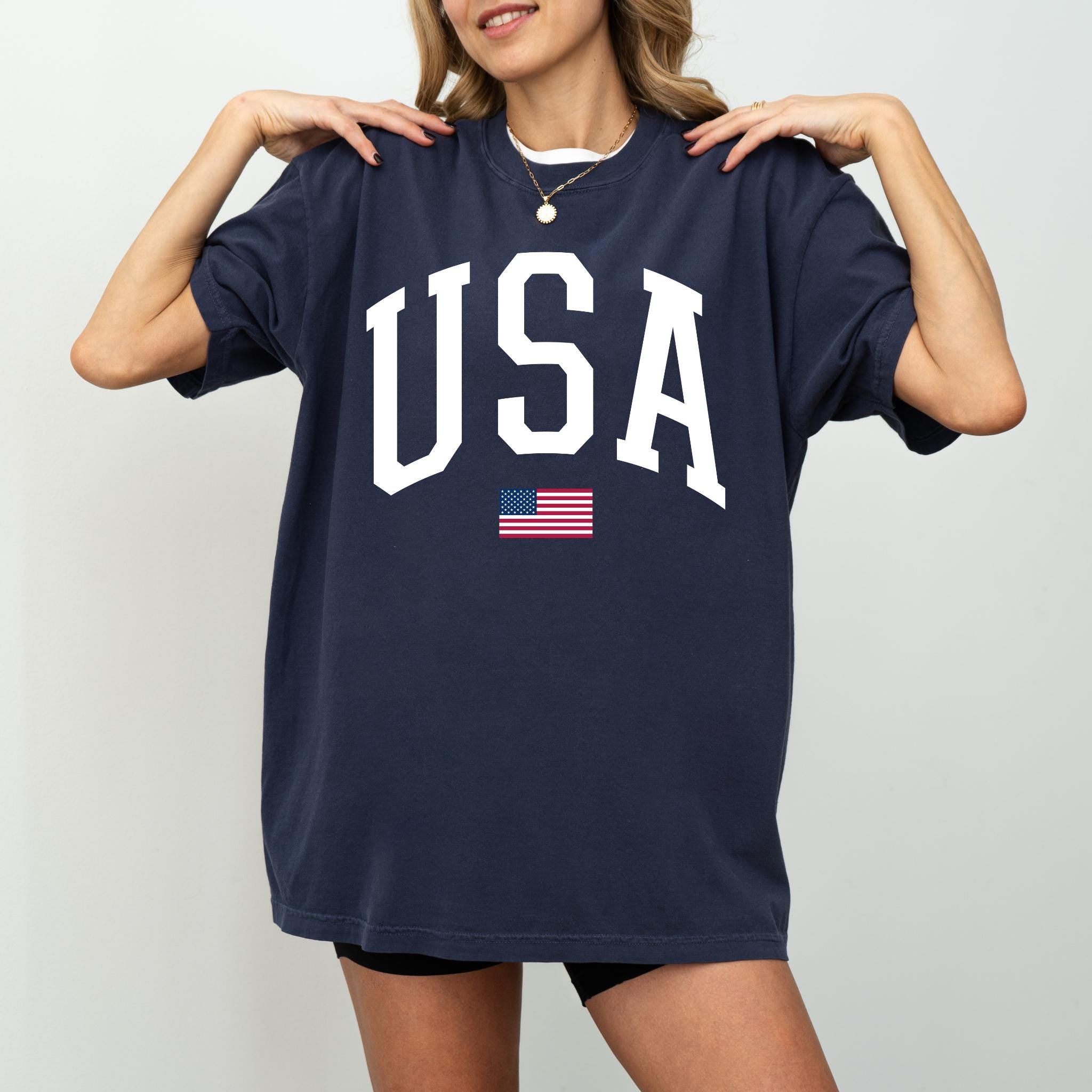 USA Flag Tshirt 4 of July Tshirt USA Flag Tee Women Shirt for 4of July Independent Day Shirt Retro Usa Pary Usa Tee Graphic Tee – Premium Graphic · Trending Graphic Apparel
