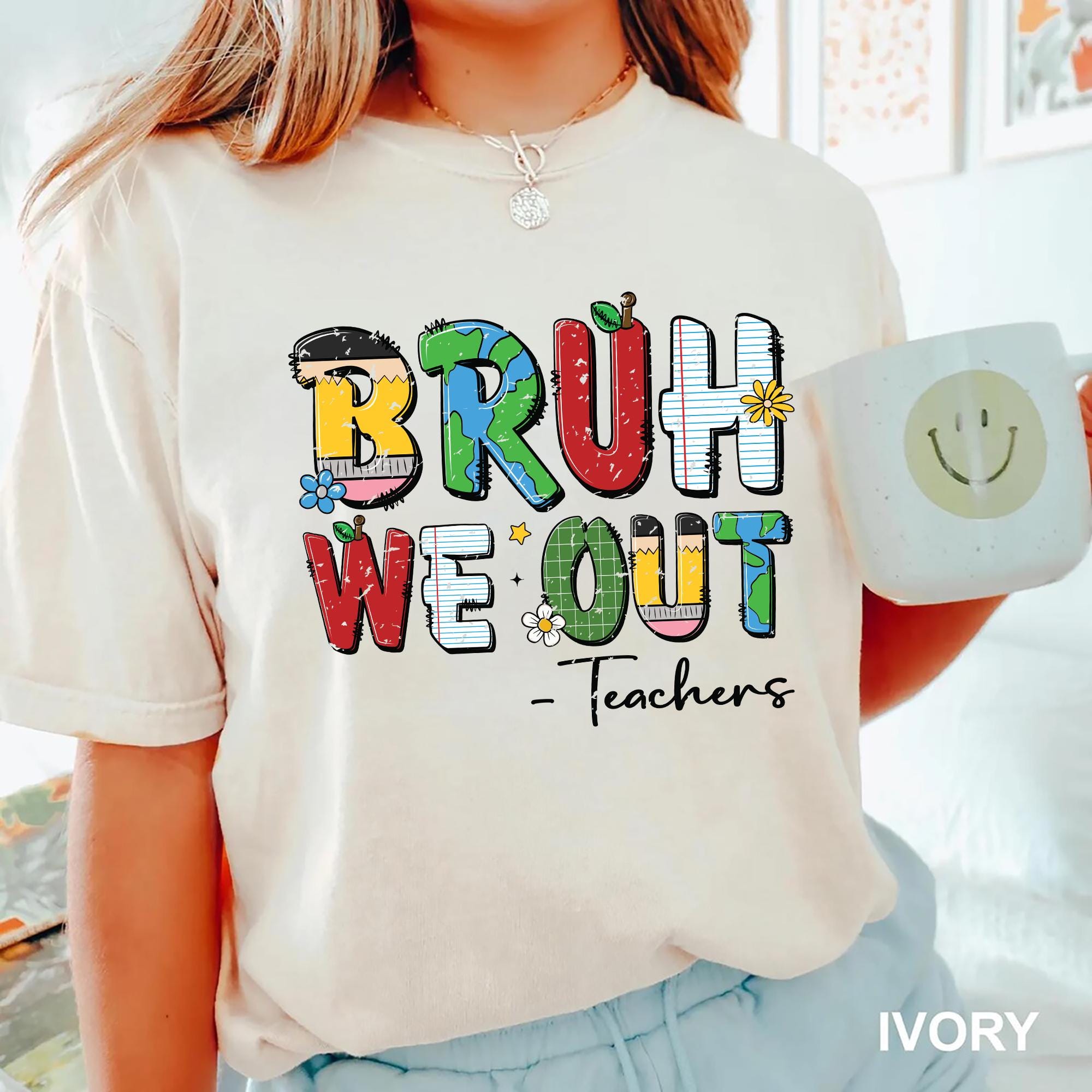 Bruh We Out Teacher Shirt Last Day of School Tee Custom Teacher Appreciation Gift End of Year Teacher Shirt Summer Break Tee Goodbye Shirt Graphic Tee – Easygoing Wear · Trending Graphic Apparel