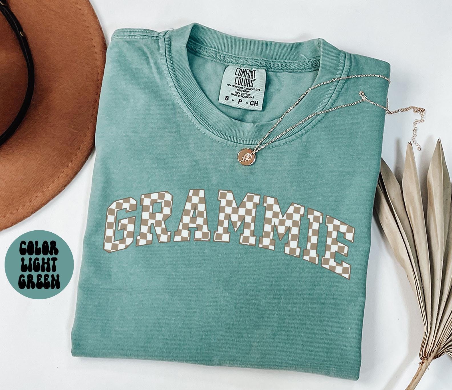Grammie Shirt Mother39s Day Gifts Grammie Tees Grammie Gifts Checkered Grammie Tshirts Graphic Tee – Bold Style · Perfect For Daily Wear