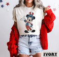 Retro Mickey America 4th of July Shirts Independence Day tee Disney Family Shirt Walt Disney World Shirt Gift Ideas Women Graphic Tee – Premium Graphic · Must-Have Style