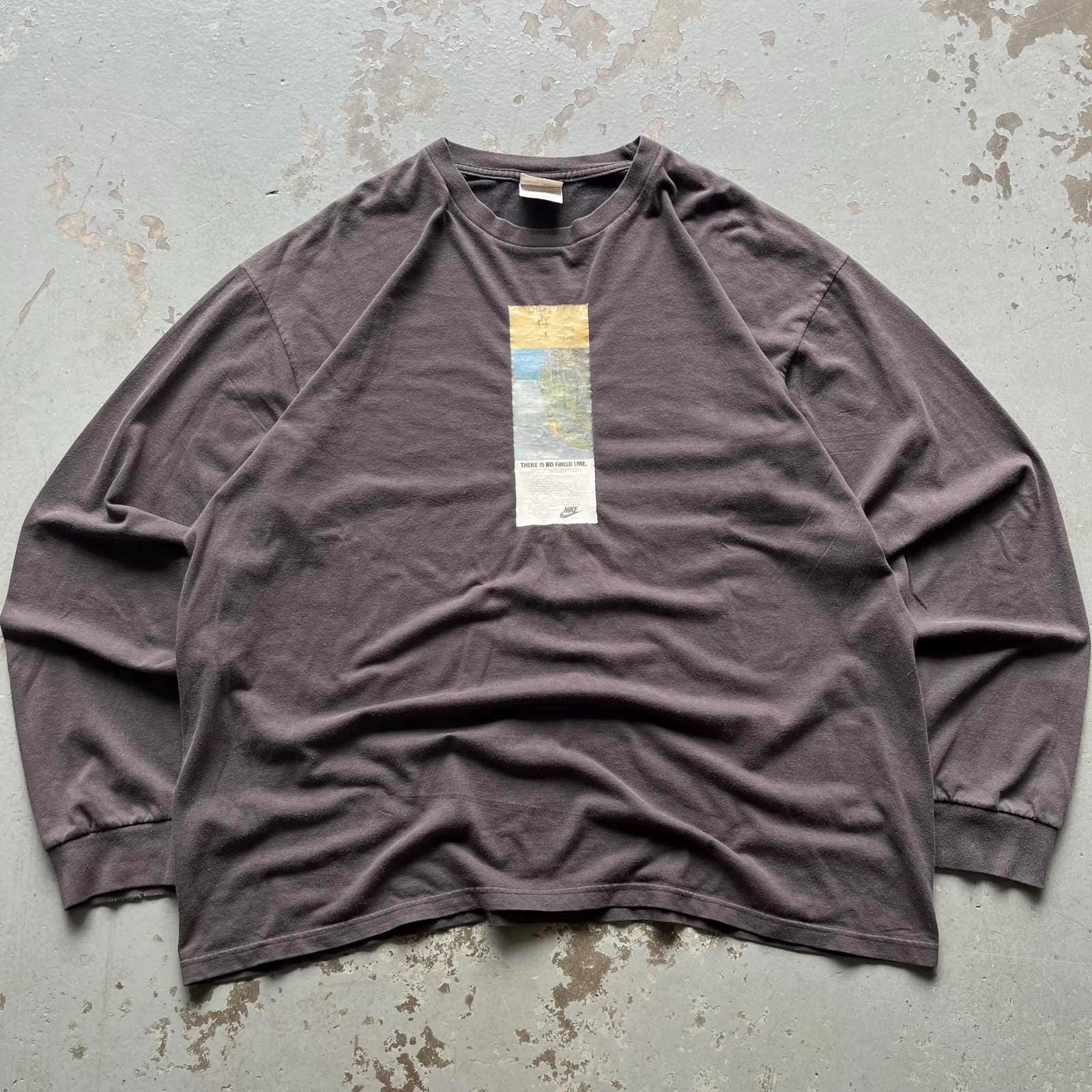 Vintage Y2K There Is No Finish Line Nike Running Sport Shirt Graphic Tee – Bold Style · High-Quality Print