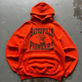 Vintage 90s Orange Russell Athletic Batesville Pioneers Hoodie Hoodie – Easygoing Wear · High-Quality Print