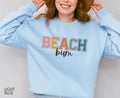 Beach Bum Sweatshirt Retro Beach Crewneck Summer Vacation Shirt Coastal Style Beach Lover Gift Idea Comfy Beach Pullover Sweatshirt – Fan Favorite · Trending Graphic Apparel