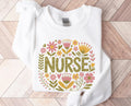 Nurse Sweatshirt BOHO Floral Nurse Crewneck Nursing Appreciation Shirt Cute RN Gift New Nurse Graduation Gift Idea Spring Flowers Sweatshirt – Everyday Comfort · Great Gift For Fans