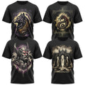 4 Pack Premium Art Set Vikings Valhalla Valkyrie Norse Mythology Men39s Graphic Tee – Bold Style · Perfect For Daily Wear