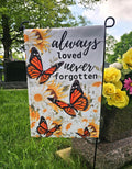 Garden Flag Memorial Day Outdoor Yard Banner Cemetery Decoration Yard Art Butterfly Yard Flag Cemetary Remembrance Flag Sympathy Gift Graphic Tee – Fan Favorite · Top Pick For Any Outfit