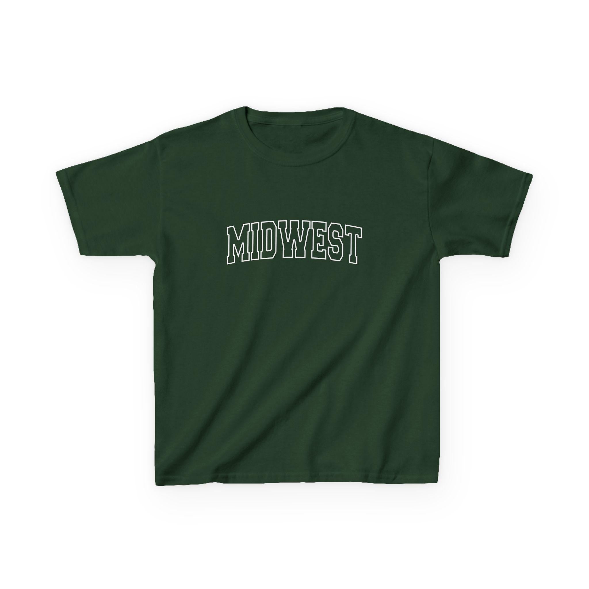 Midwest Kids Graphic Tee Youth TShirt Youth Cotton Shirt Graphic Tee – Everyday Comfort · Great Gift For Fans
