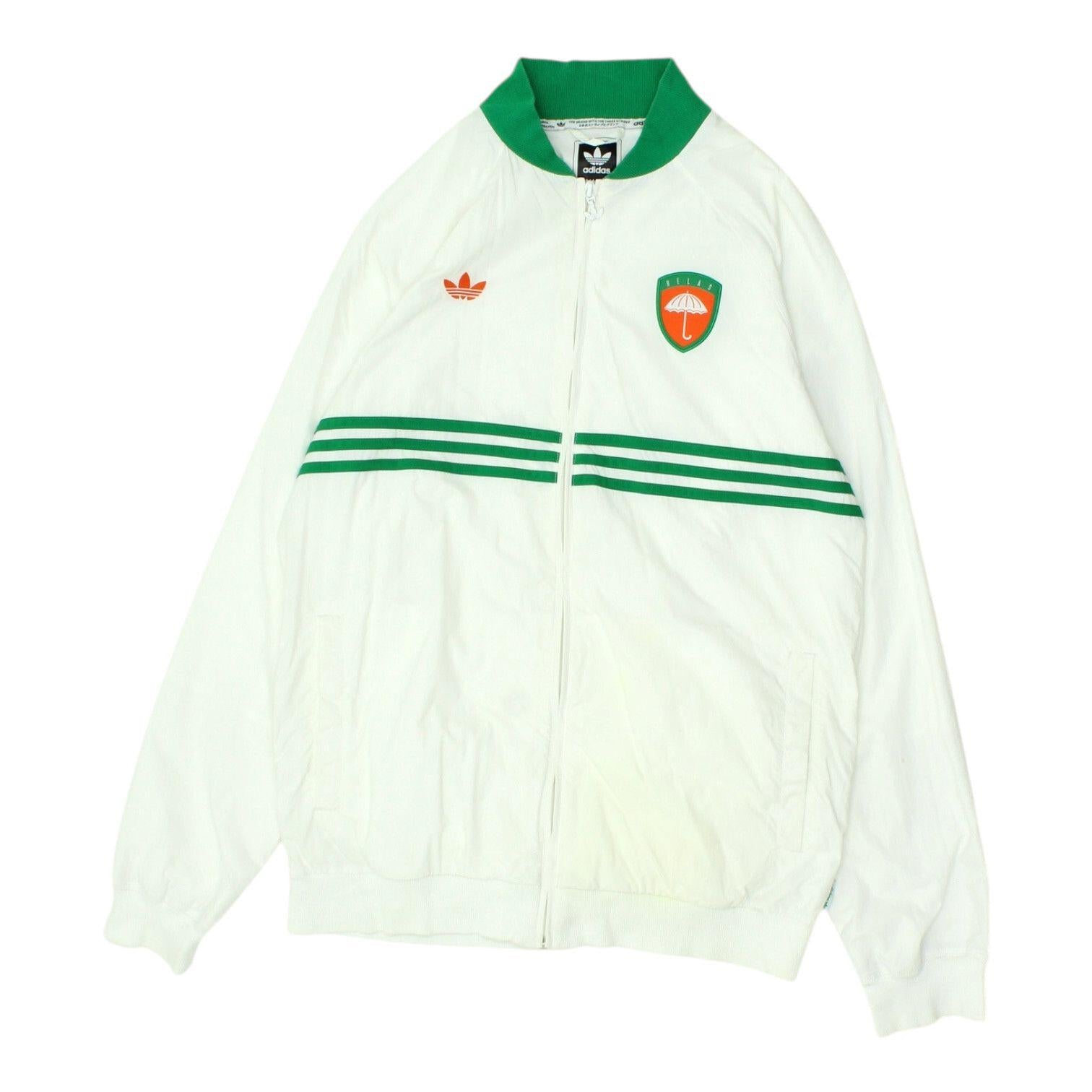 Adidas Helas Track Jacket Mens White Skate Sports Designer Collab Full Zip Graphic Tee – Soft Feel · High-Quality Print