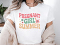 Pregnant Girl Summer Shirt Beach Pregnancy Announcement Shirt Pregnancy Revealing Shirt Baby Shower Summer Gift Pregnant Mom Giftful Graphic Tee – Soft Feel · High-Quality Print