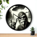 Bigfoot Alien Cryptid Wall Clock Sasquatch Home Decor Sci Fi Style Wall Art Unique Gift for Bigfoot Lovers Unique Housewarming Gift Graphic Tee – Easygoing Wear · Top Pick For Any Outfit