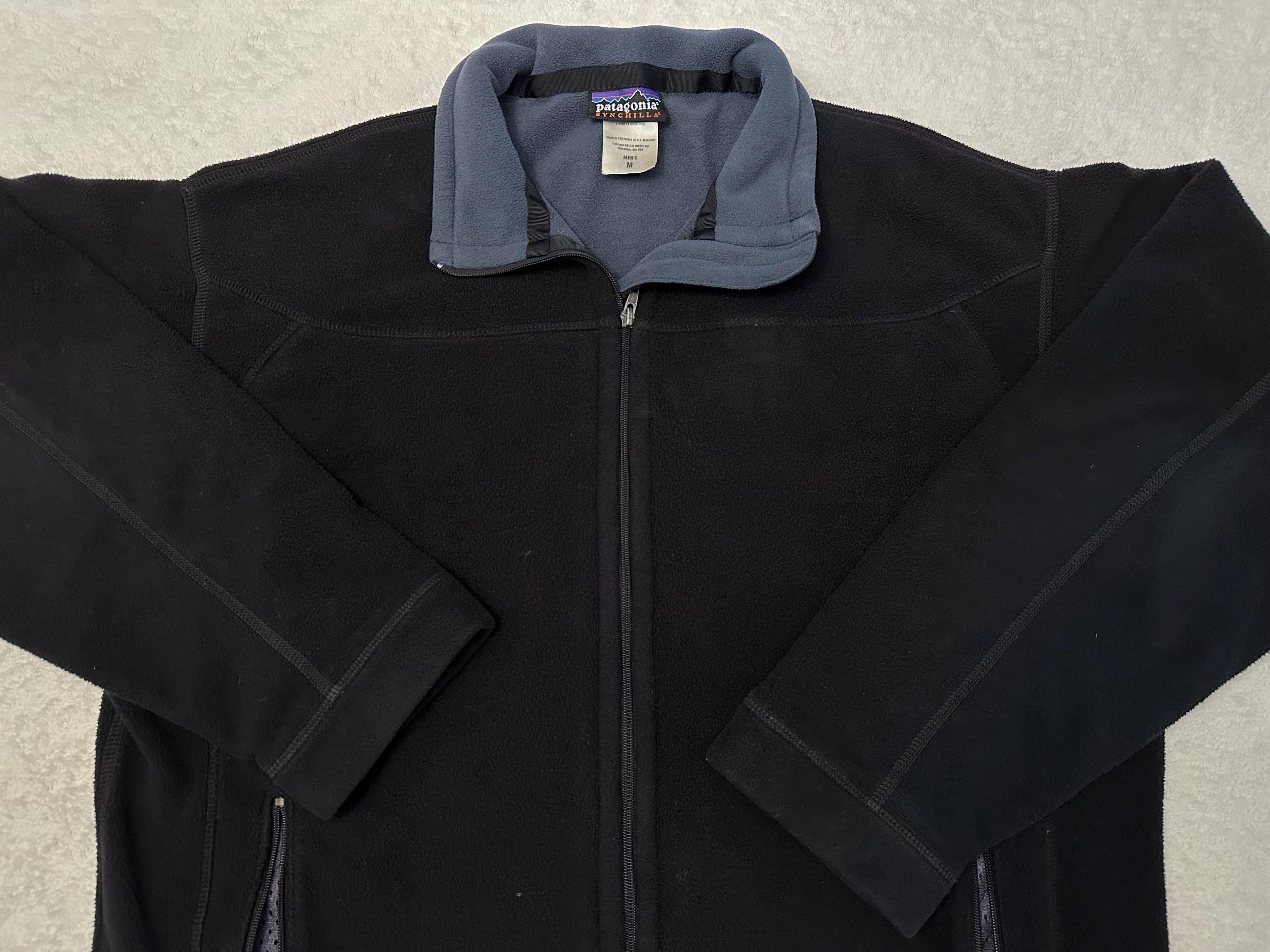 Vintage 2000s Y2K Patagonia Synchilla Windproof Full Zip Up Fleece Jacket M L Graphic Tee – Aesthetic Look · Great Gift For Fans