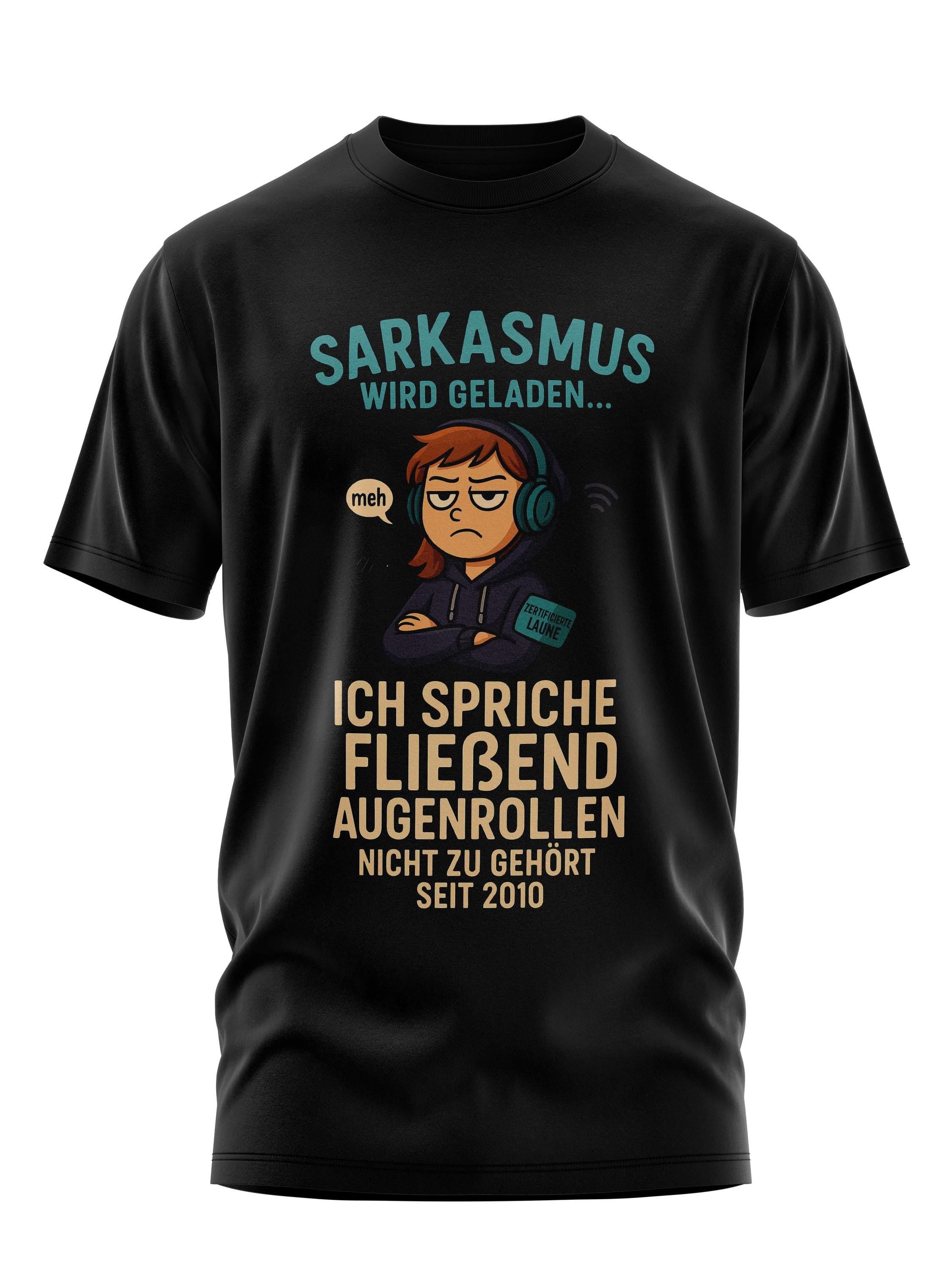 Gen Z Sarkasmus Wird Geladen T Shirt Lustiges Teenager Shirt Ich Spreche Flieend Augenrollen Geschenk fr Jugendliche Muffel Graphic Tee – Soft Feel · Great Gift For Fans