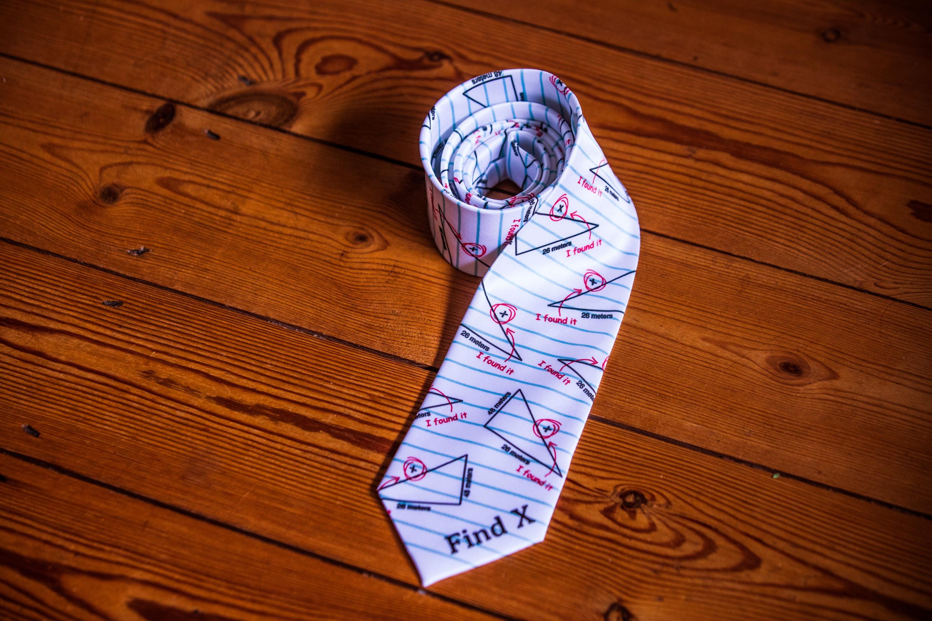 Unique Father39s Day Gift Find X Tie Math Teacher Tie Necktie For Work Gift For Dad Gifts For A Father Funny Neckties Teacher Gift Graphic Tee – Everyday Comfort · Trending Graphic Apparel
