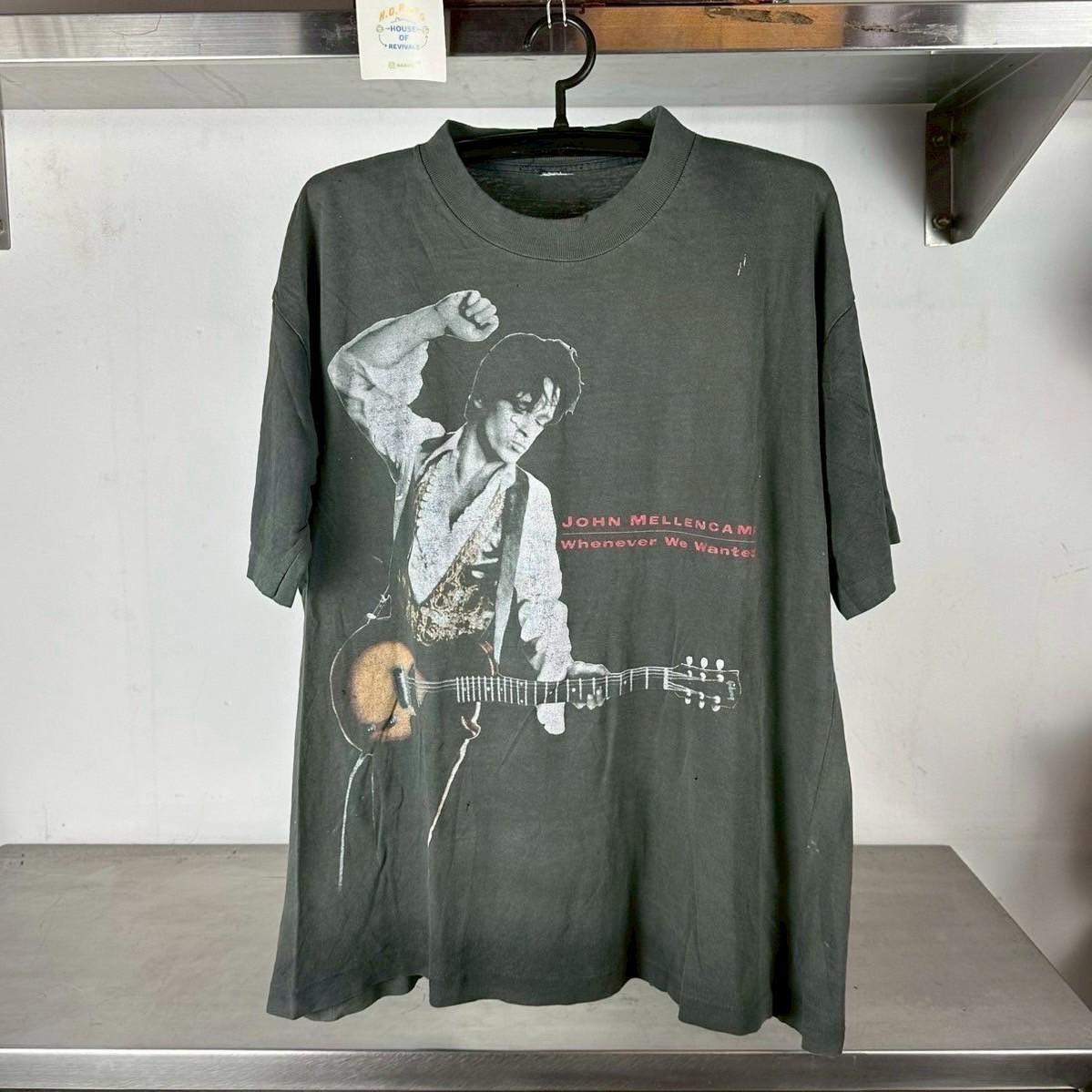 Vintage 1992 John Mellencamp Wherever We Wanted Tour Single stitch T shirt Vintage Band tees Vintage Band tees Band Tshirts Graphic Tee – Easygoing Wear · Trending Graphic Apparel