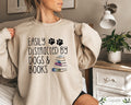 Easily Distracted By Dogs And Books Sweatshirt Funny Dog T shirt Book Lover Shirt Dog Mom Gift Bookworm Girl Outfit Bookish Tee Sweatshirt – Premium Graphic · Must-Have Style