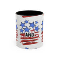 Patriotic Accent Coffee Mug 4th of July Gift Freedom Celebration Holiday Decor Star Spangled Mug USA Mug Graphic Tee – Everyday Comfort · Trending Graphic Apparel