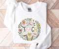 Teacher Sweatshirt Boho Floral Sweatshirt Teach Appreciation Gift Floral Teacher Boho Sweatshirt Teacher Gift Ideas Trendy Sweatshirt Sweatshirt – Premium Graphic · Perfect For Daily Wear