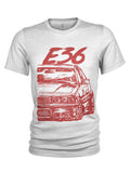 E36 T Shirt Vintage E36 M3 Car Graphic Tee Euro Car Enthusiast Shirt Drift Car Gift Classic German Auto Apparel Graphic Tee – Bold Style · Must-Have Style