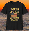 Pope Leo Tee American Pope T Shirt Vatican Shirt Unisex Softstyle Catholic Church Tee American Pope Pride Catholic Religious Gift Graphic Tee – Easygoing Wear · Trending Graphic Apparel
