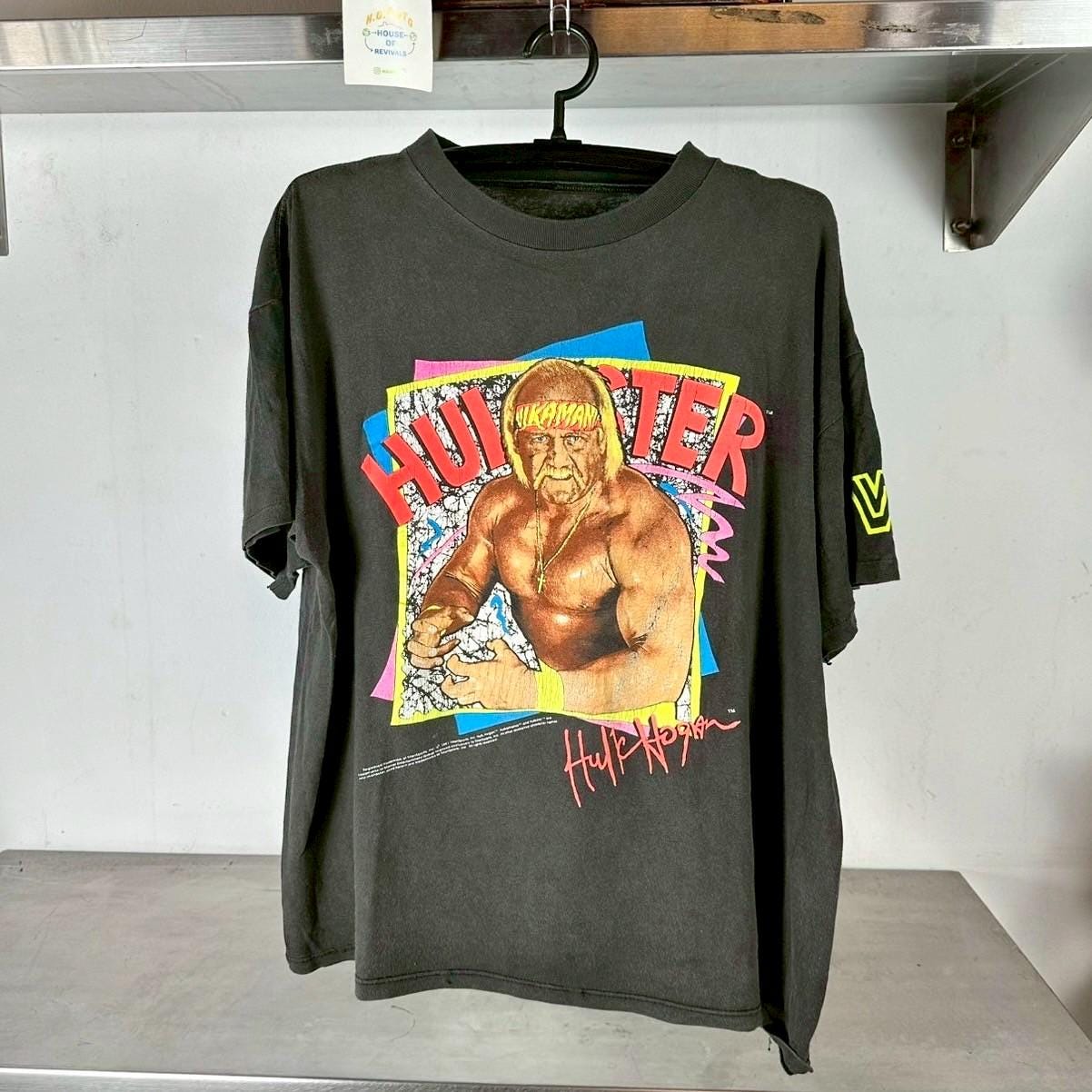 Vintage 1991 Hulk Hogan Hulkster WWF Hulkmania Wrestling T shirt Vintage WWf Tees Vintage WWE Tshirts Wrestling Tees Graphic Tee – Soft Feel · High-Quality Print