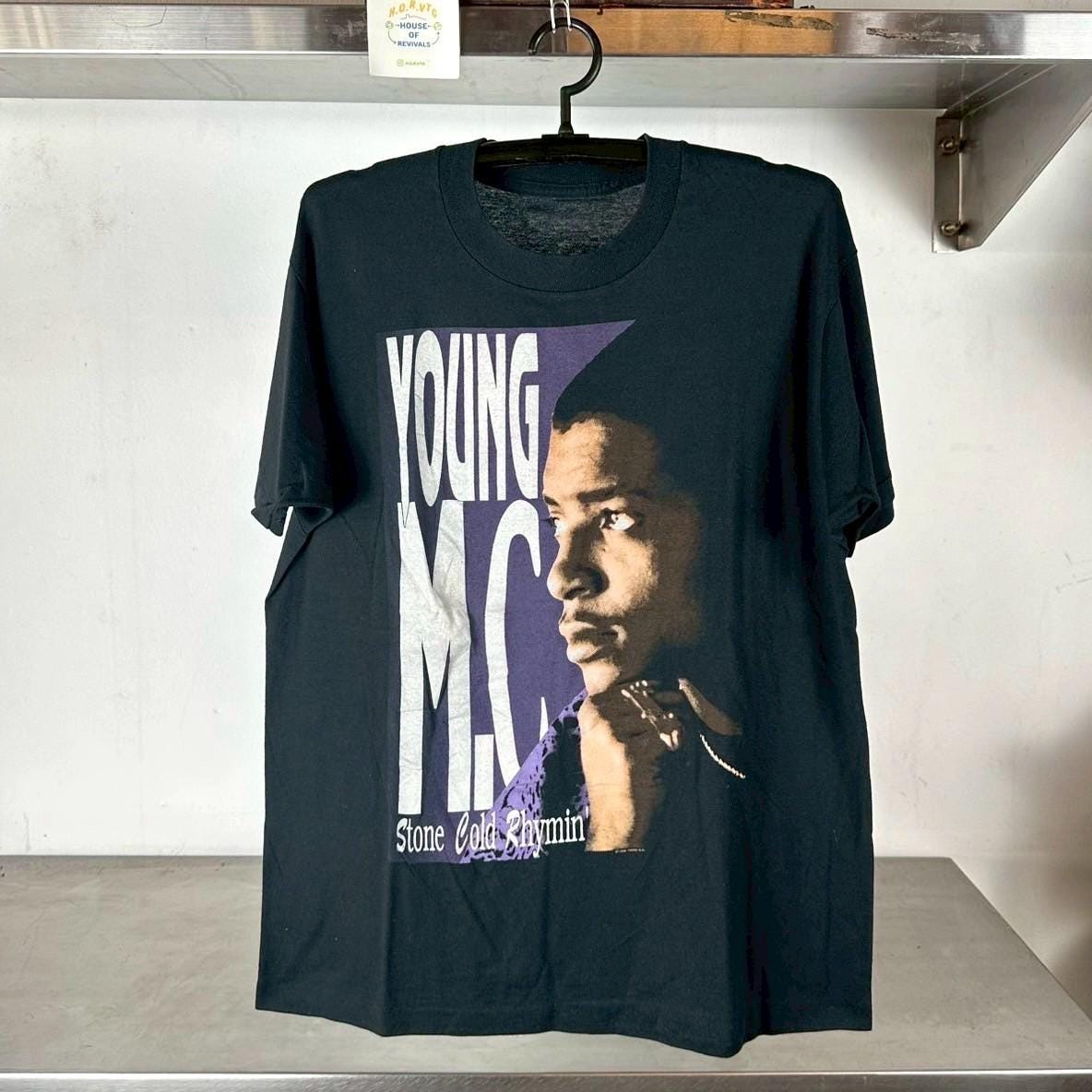 Vintage 1990 Young MC Stone Cold Rhymin Hip Hop Tour Promo T shirt Vintage Rap Tee Vintage Rap Tshirt Rap Tshirt Graphic Tee – Soft Feel · Must-Have Style