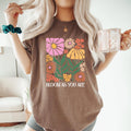 Bloom As You Are Shirt Inspirational Floral Tee Positive Message Shirt Groovy Retro Graphic Tee Encouragement Gift Graphic Tee – Soft Feel · Great Gift For Fans