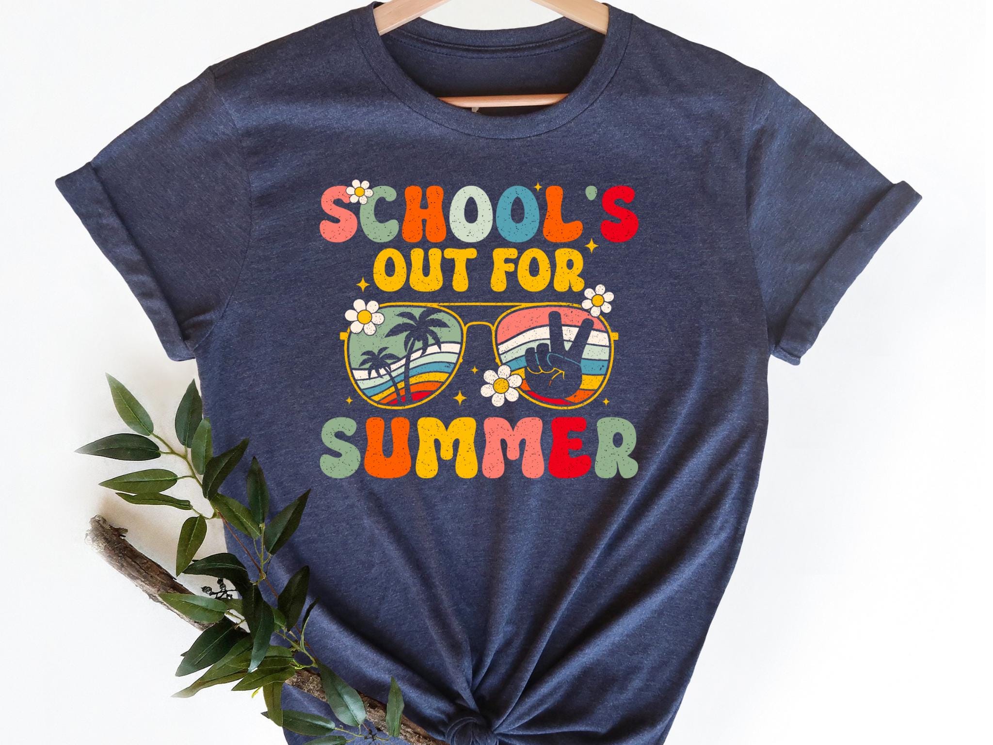 Schools Out For Summer Shirt Happy Last Day Of School Shirt Summer Holiday Shirt End Of the School Year Shirt Classmates ShirtWomen Tee Graphic Tee – Soft Feel · Trending Graphic Apparel